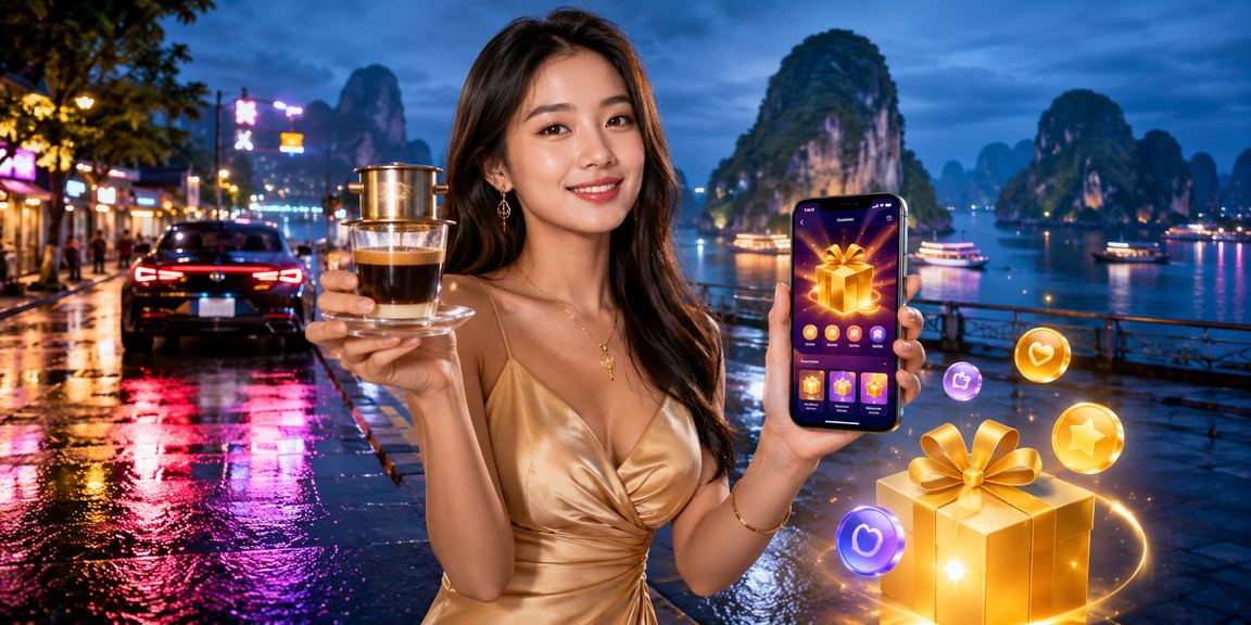 Du khách xem xổ số trực tuyến trên điện thoại tại vịnh Hạ Long